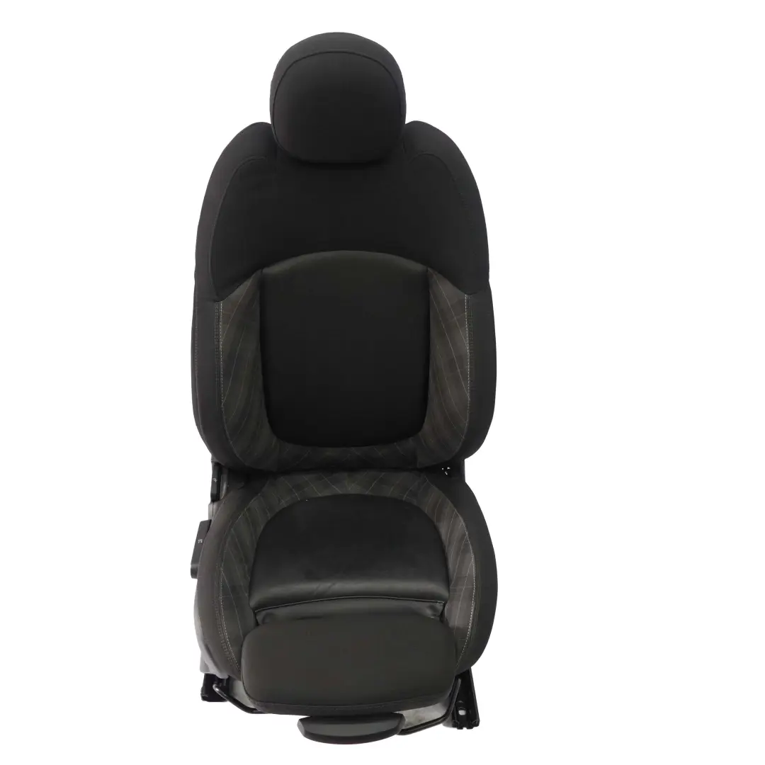 Siege sport avant droit chauffant tissu / cuir Diamond Black pour Mini F56 à propos du numéro de pièce 7340398 Mini F56 Siege sport avant droit chauffant tissu / cuir Diamond Black - SKU 7340398 - Numéro de pièce 7340398