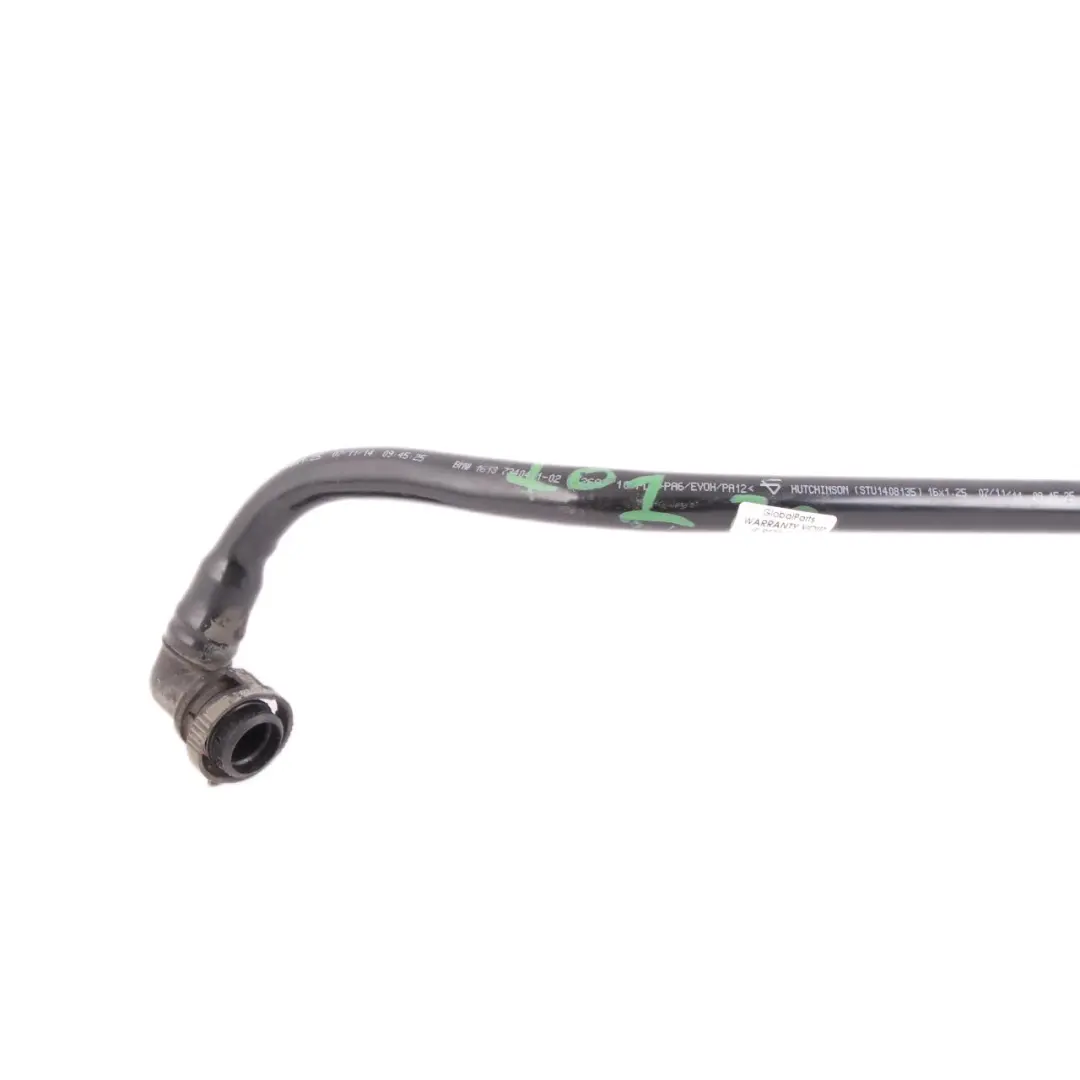 Vent Pipe Breather Hose Line to BMW i3 I01 Hybrid Rex Petrol Fuel Tank with Part number 7340431 BMW i3 I01 Hybrid Rex Petrol Fuel Tank Vent Pipe Breather Hose Line - SKU 7340431 - Part number 7340431