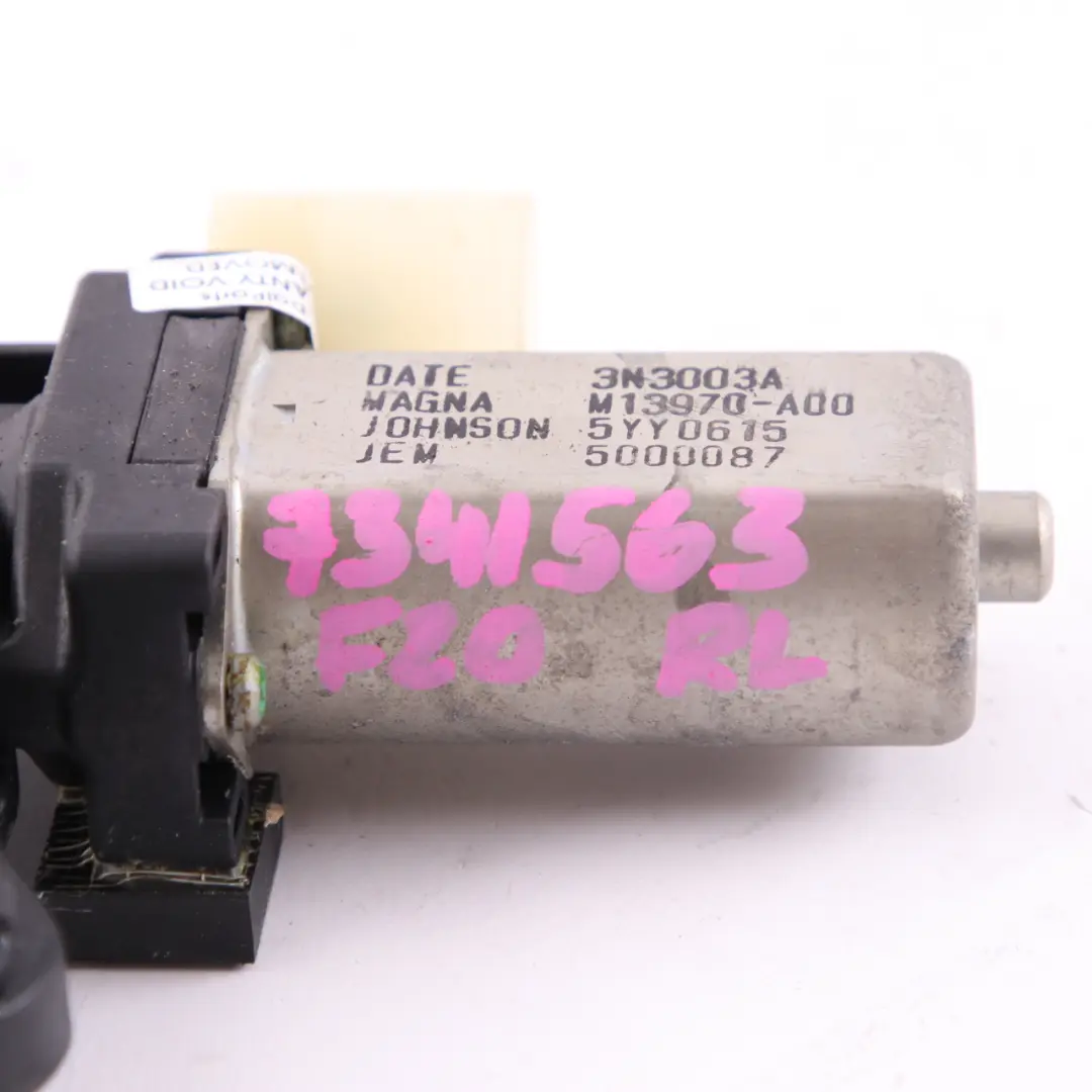 BMW F20 Motor Elevalunas Puerta Trasera Izquierda Actuador F30 - SKU 7341563-1 - Número de pieza 7341563