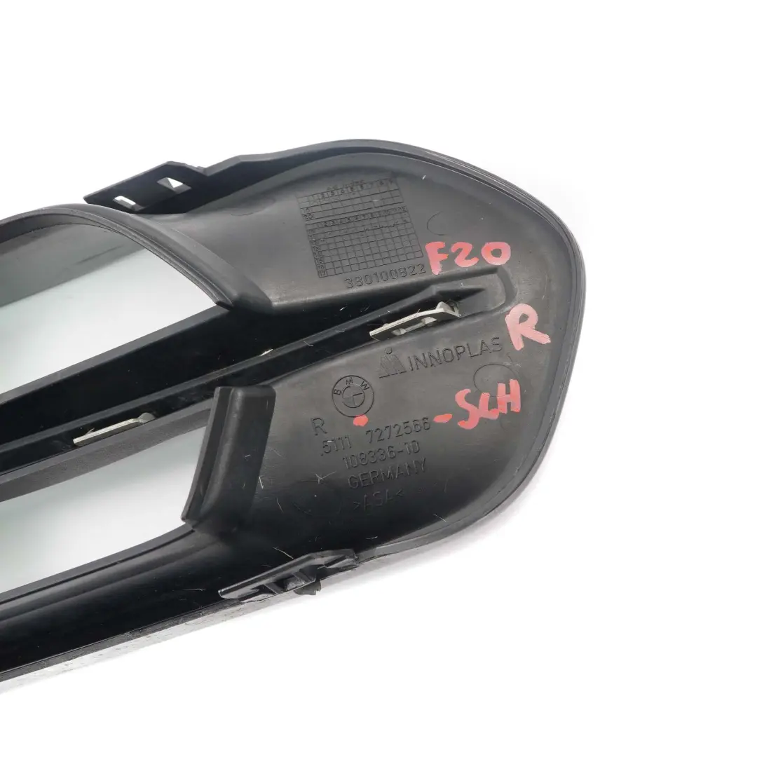 BMW F20 Front Bumper Right O/S Sport Line Grid Grille Fog Light Cover 7272566 - SKU 7341614 - Part number 7341614