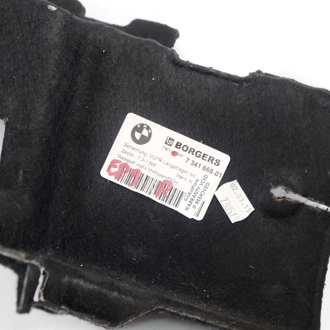  Trunk Wall BMW Z4 E89 Convertible Roadster Bottom Right Panel Net Black - SKU 7341668 - Part number 7341668