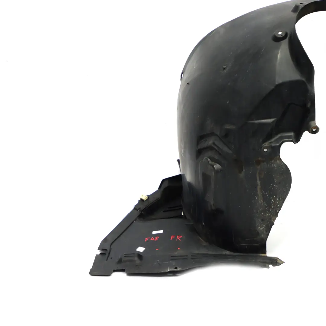 Paso de rueda delantero derecho Cubierta rueda Recubrimiento para BMW X1 F48 con número de pieza 7342176 BMW X1 F48 Paso de rueda delantero derecho Cubierta rueda Recubrimiento - SKU 7342176 - Número de pieza 7342176