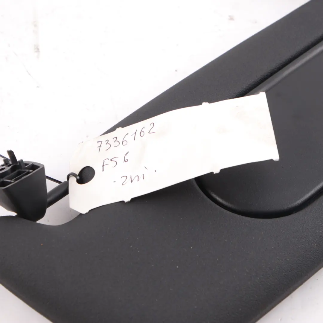 Sun Visor Mini Cooper F55 F56 Mirror Panel Right O/S Black Anthracite 7336162 to with Part number 7342194 Sun Visor Mini Cooper F55 F56 Mirror Panel Right O/S Black Anthracite 7336162 - SKU 7342194-1 - Part number 7342194