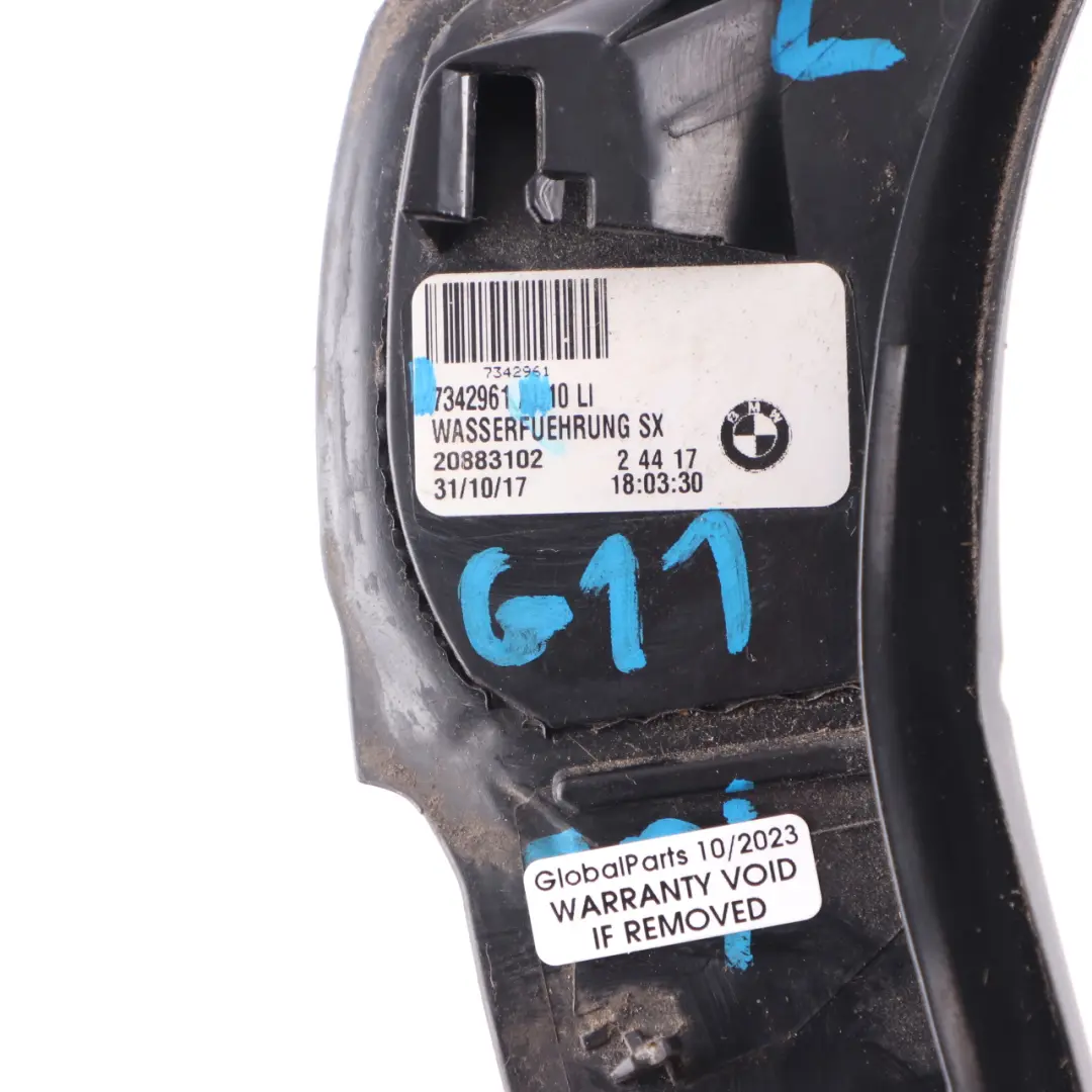 Light Lamp Trim Cover Left N/S Water Channel Drip Rail to BMW G11 Rear with Part number 7342961 BMW G11 Rear Light Lamp Trim Cover Left N/S Water Channel Drip Rail - SKU 7342961 - Part number 7342961