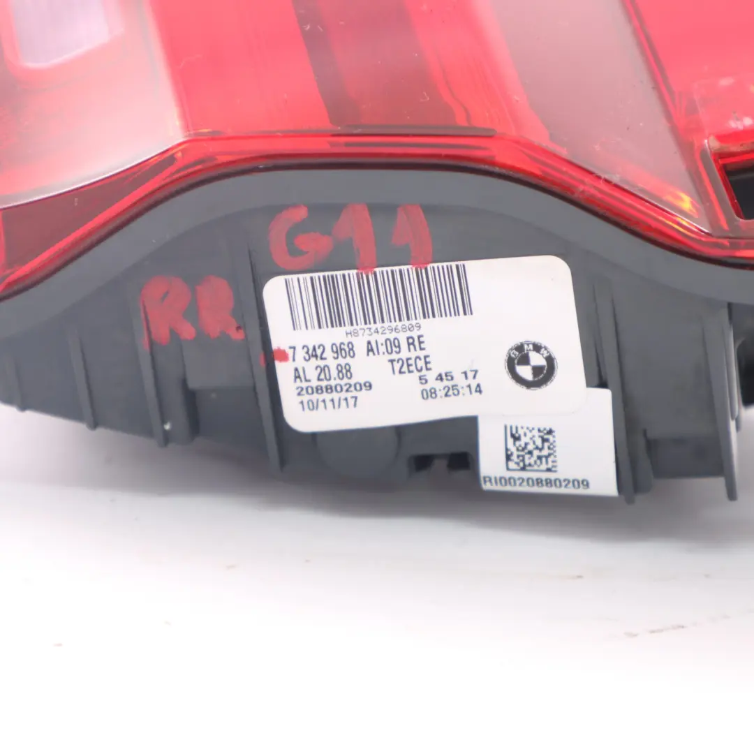 BMW G11 Rear Light Trunk Tailgate Right O/S Inner Tail Lamp Taillight - SKU 7342968 - Part number 7342968