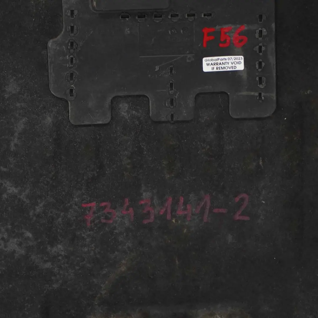 Underbonnet Panelling Front Underfloor Screen Cover Shield to Mini F55 F56 with Part number 7343141 Mini F55 F56 Underbonnet Panelling Front Underfloor Screen Cover Shield - SKU 7343141-2 - Part number 7343141