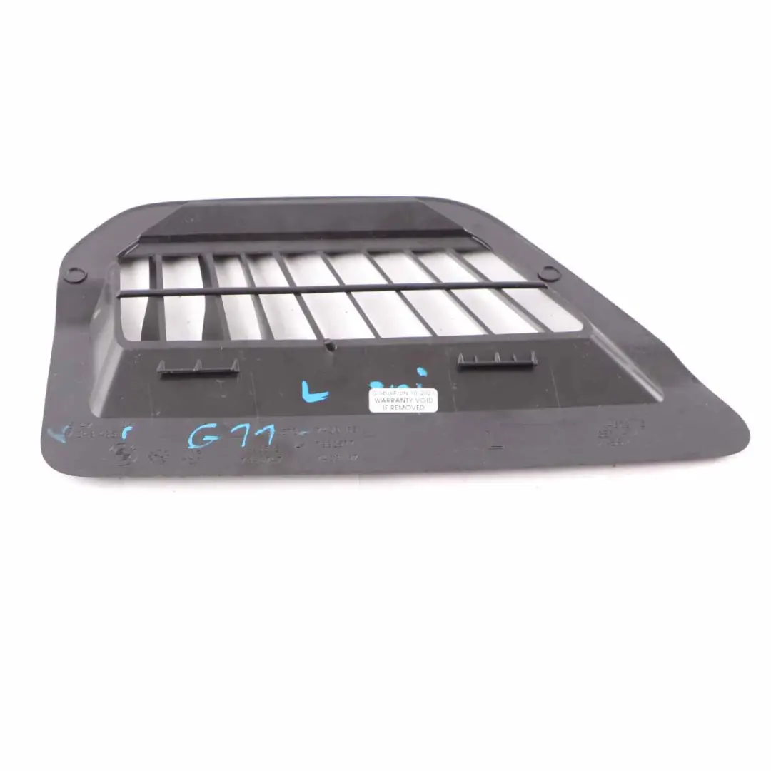 Duct Channel Left N/S Trim Rear Cabin Interior to BMW G11 Cover Air with Part number 7343495 BMW G11 Cover Air Duct Channel Left N/S Trim Rear Cabin Interior - SKU 7343495 - Part number 7343495