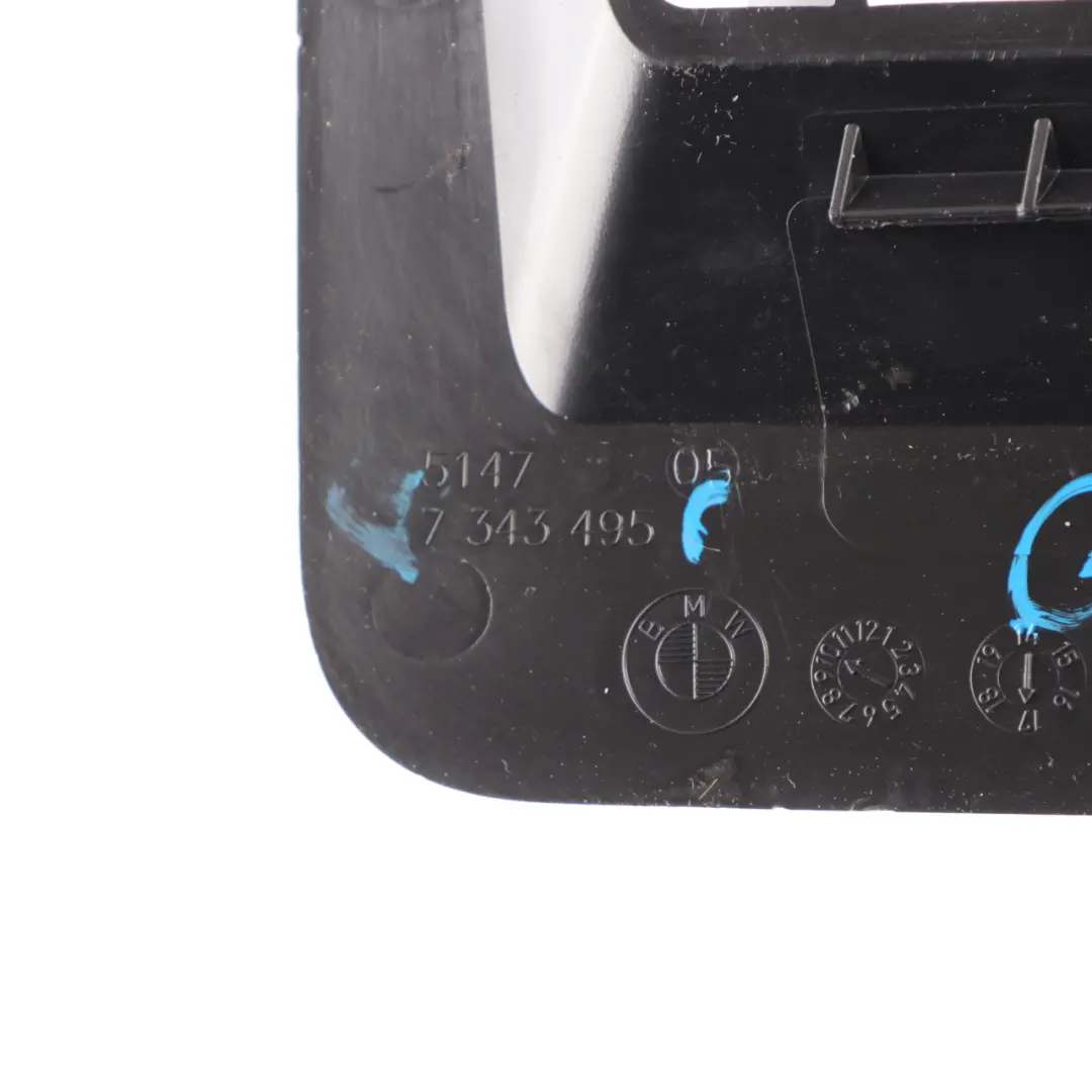 Duct Channel Left N/S Trim Rear Cabin Interior to BMW G11 Cover Air with Part number 7343495 BMW G11 Cover Air Duct Channel Left N/S Trim Rear Cabin Interior - SKU 7343495 - Part number 7343495