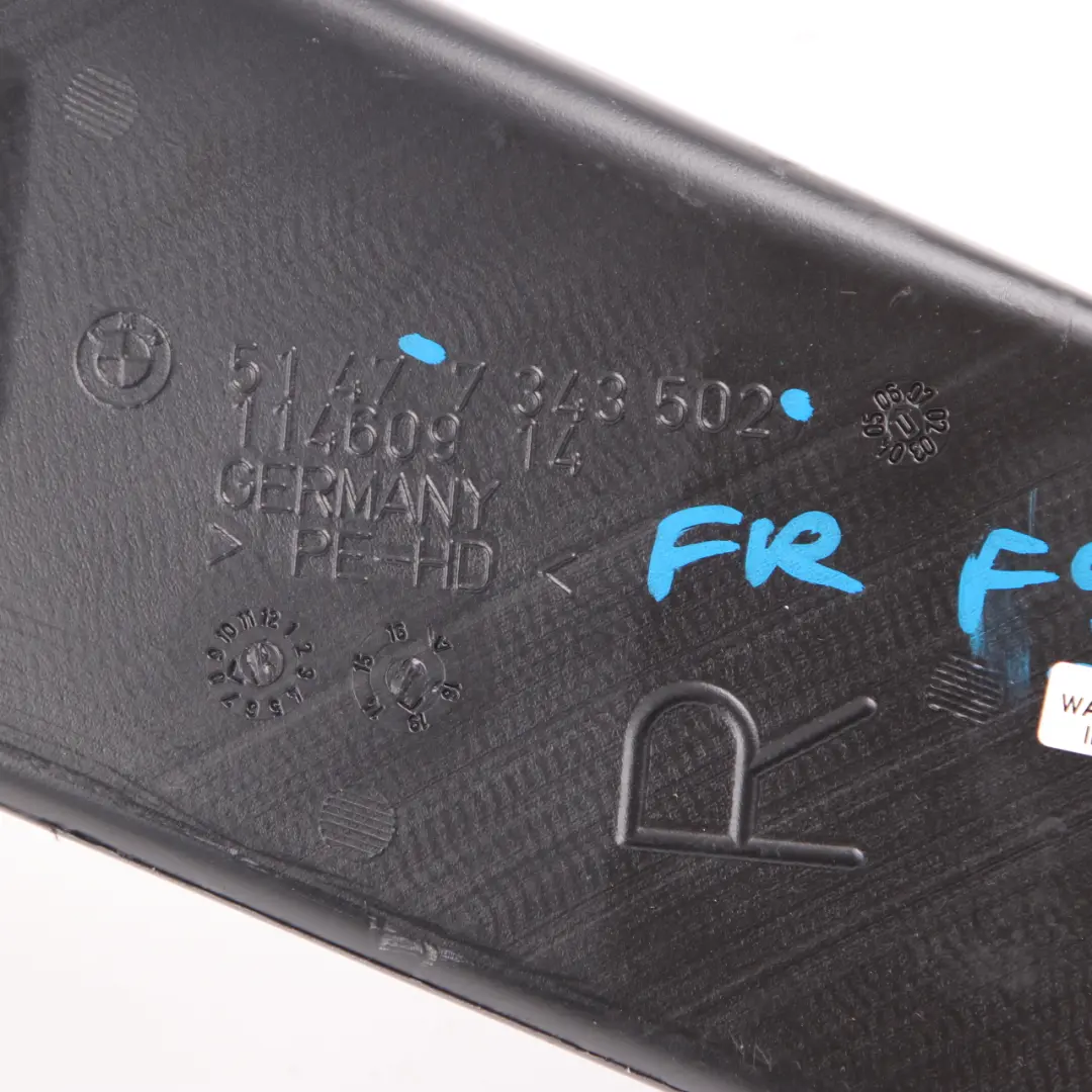 Duct BMW G30 G31 G11 Heater Channel Hose Front Right O/S to Air with Part number 7343502 Air Duct BMW G30 G31 G11 Heater Channel Hose Front Right O/S - SKU 7343502 - Part number 7343502