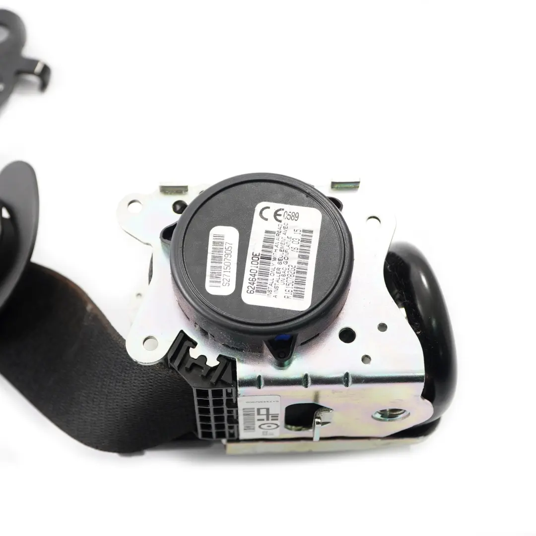 Seat Belt BMW F15 F16 F85 F86 Front Left N/S Upper Seatbelt Black - SKU 7343629 - Part number 7343629