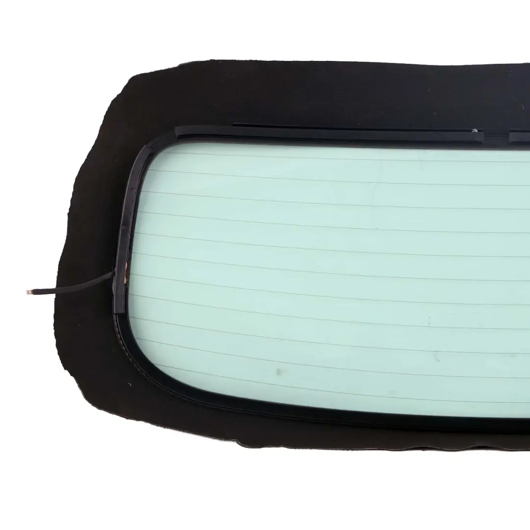 BMW 2 F23 Cabrio Folding Soft Top Rear Window Glass Glazing Green AS2 - SKU 7421834-1 - Part number 7421834