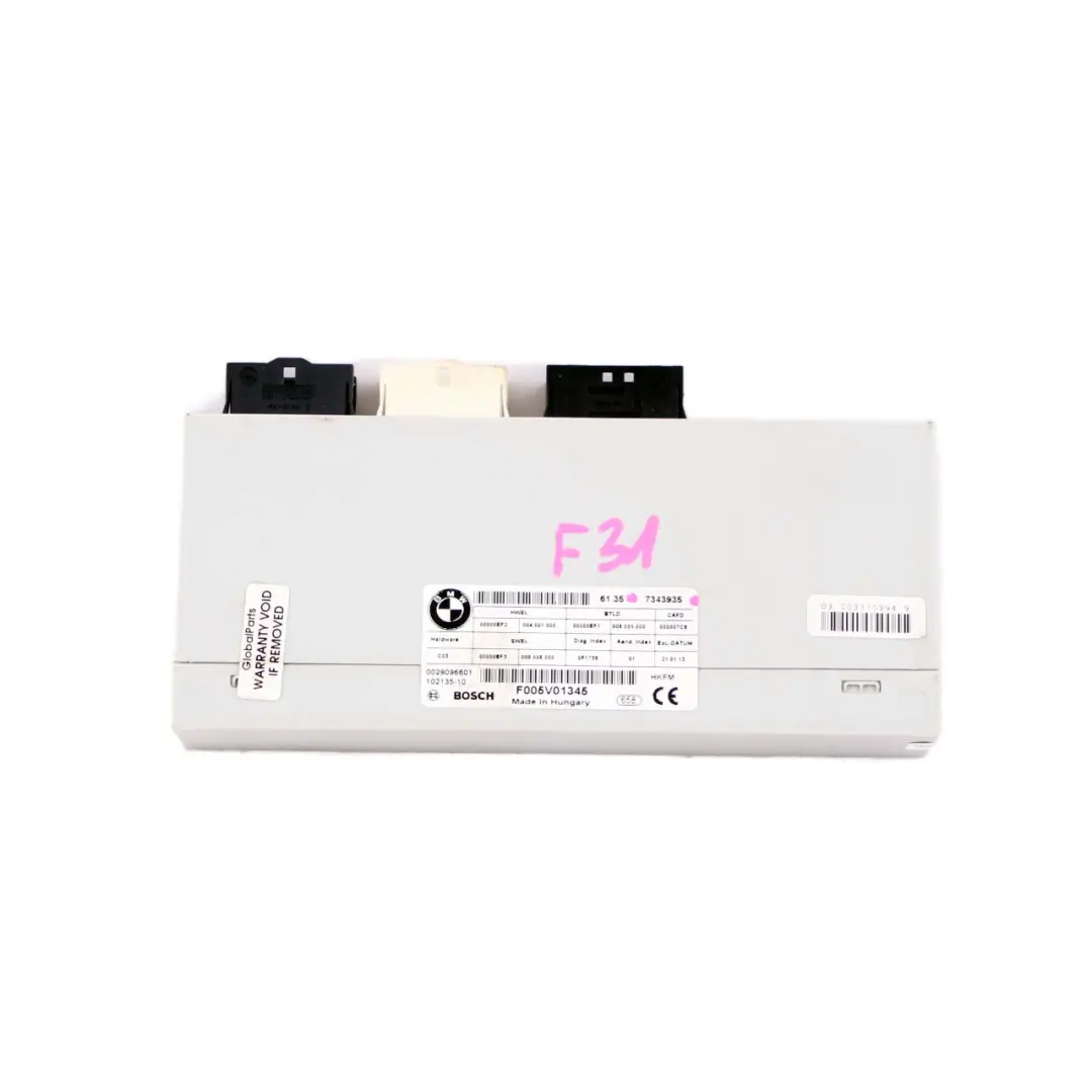  Heck Klappen Modul BMW F31 F15 F16 F36 Steuer Gerät Heck Klappe Lift - SKU 7343935 - Teilenummer 7343935