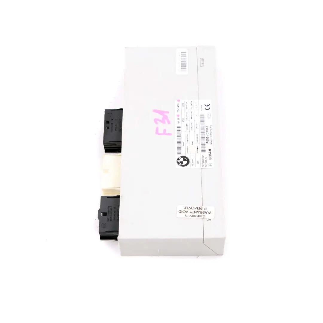 BMW F31 F15 F16 F36 Module Contrôle Couvercle Coffre Arrière - SKU 7343935 - Numéro de pièce 7343935