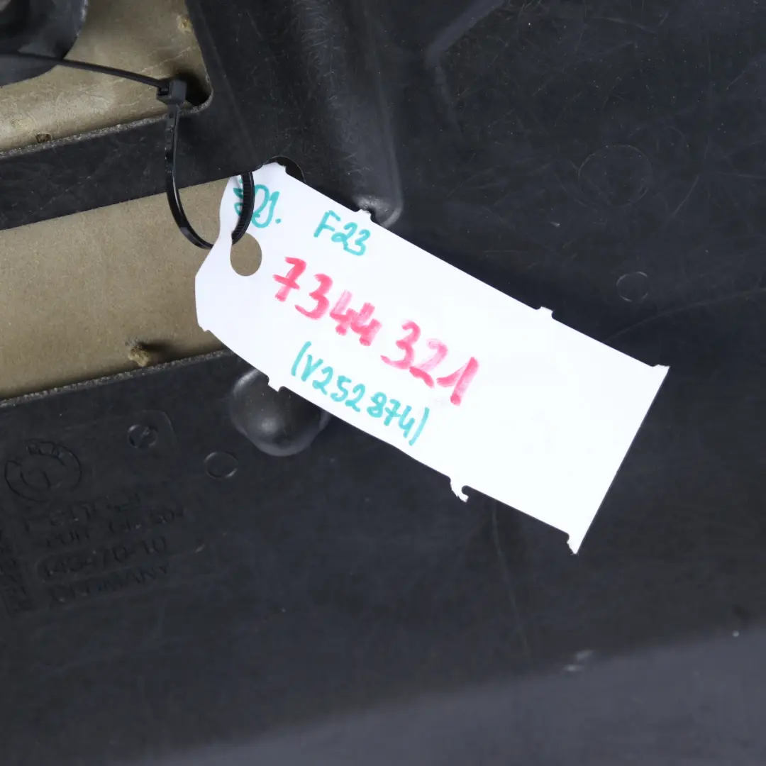 Backrest BMW F23 Cabrio Convertible Bench Couch Sofa Black Leather to Rear Seat with Part number 7344321 Rear Seat Backrest BMW F23 Cabrio Convertible Bench Couch Sofa Black Leather - SKU 7344321 - Part number 7344321