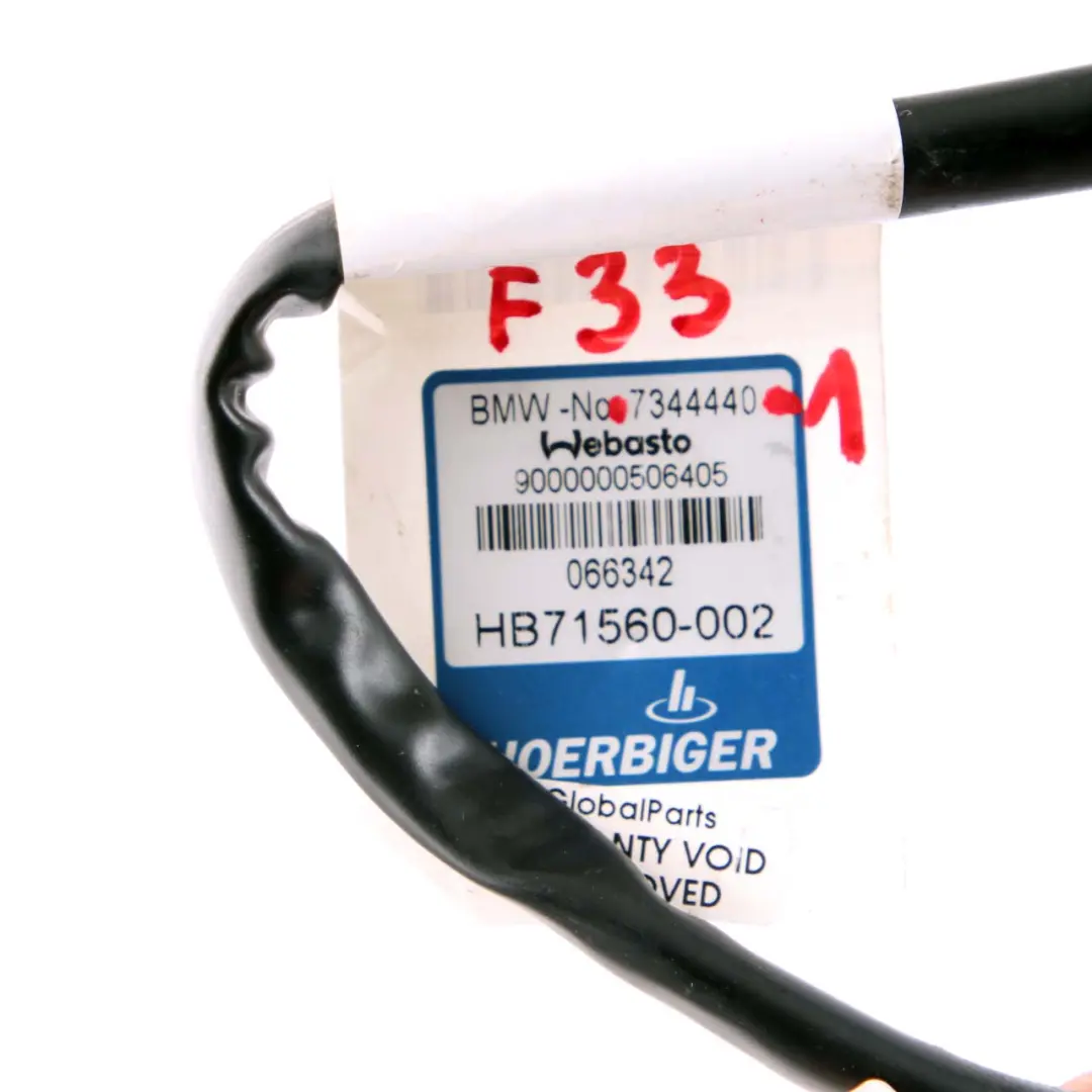 Hydraulic Pump Cable Wiring Loom Folding Top to BMW F33 F83 M4 Convertible with Part number 7344440 BMW F33 F83 M4 Convertible Hydraulic Pump Cable Wiring Loom Folding Top - SKU 7344440-1 - Part number 7344440