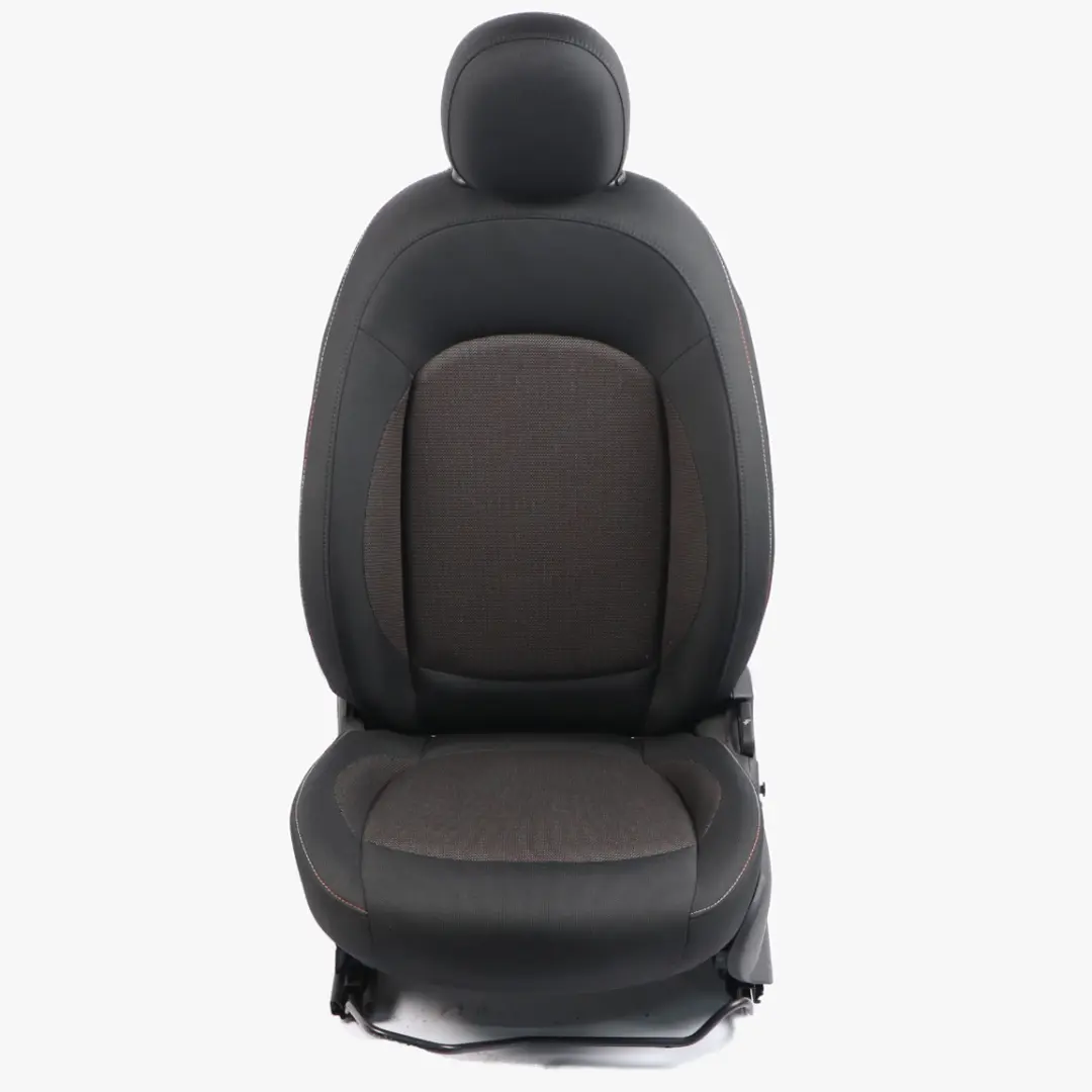 Front Left N/S Cloth Seat Fabric Firework / Carbon Black to Mini Cooper One F55 with Part number 7344583 Mini Cooper One F55 Front Left N/S Cloth Seat Fabric Firework / Carbon Black - SKU RHD-7344583-2 - Part number 7344583