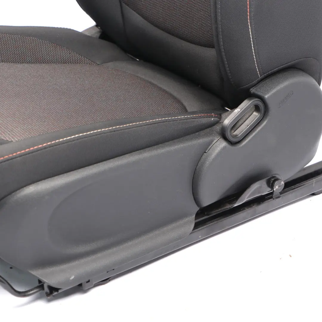 Front Left N/S Cloth Seat Fabric Firework / Carbon Black to Mini Cooper One F55 with Part number 7344583 Mini Cooper One F55 Front Left N/S Cloth Seat Fabric Firework / Carbon Black - SKU RHD-7344583-2 - Part number 7344583