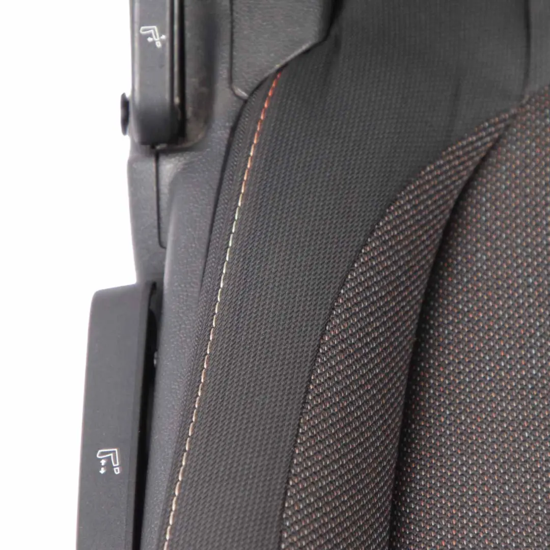 Front Right O/S Cloth Seat Fabric Firework / Carbon Black to Mini Cooper One F55 with Part number 7344584 Mini Cooper One F55 Front Right O/S Cloth Seat Fabric Firework / Carbon Black - SKU 7344584-2 - Part number 7344584