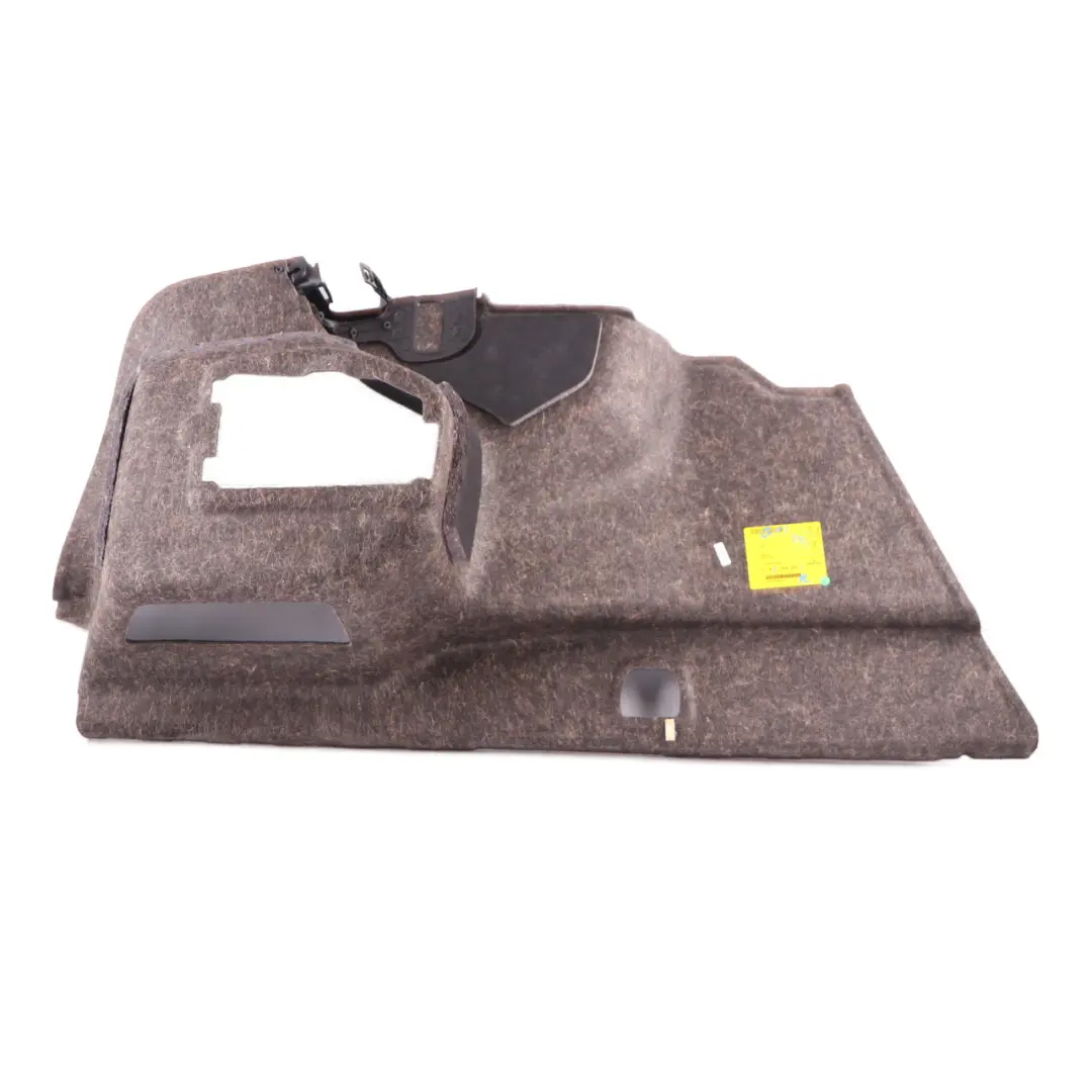 Boot Trunk Trim Side Panel Carpet Right O/S Luggage Area Cover to BMW G11 with Part number 7344686 BMW G11 Boot Trunk Trim Side Panel Carpet Right O/S Luggage Area Cover - SKU 7344686 - Part number 7344686