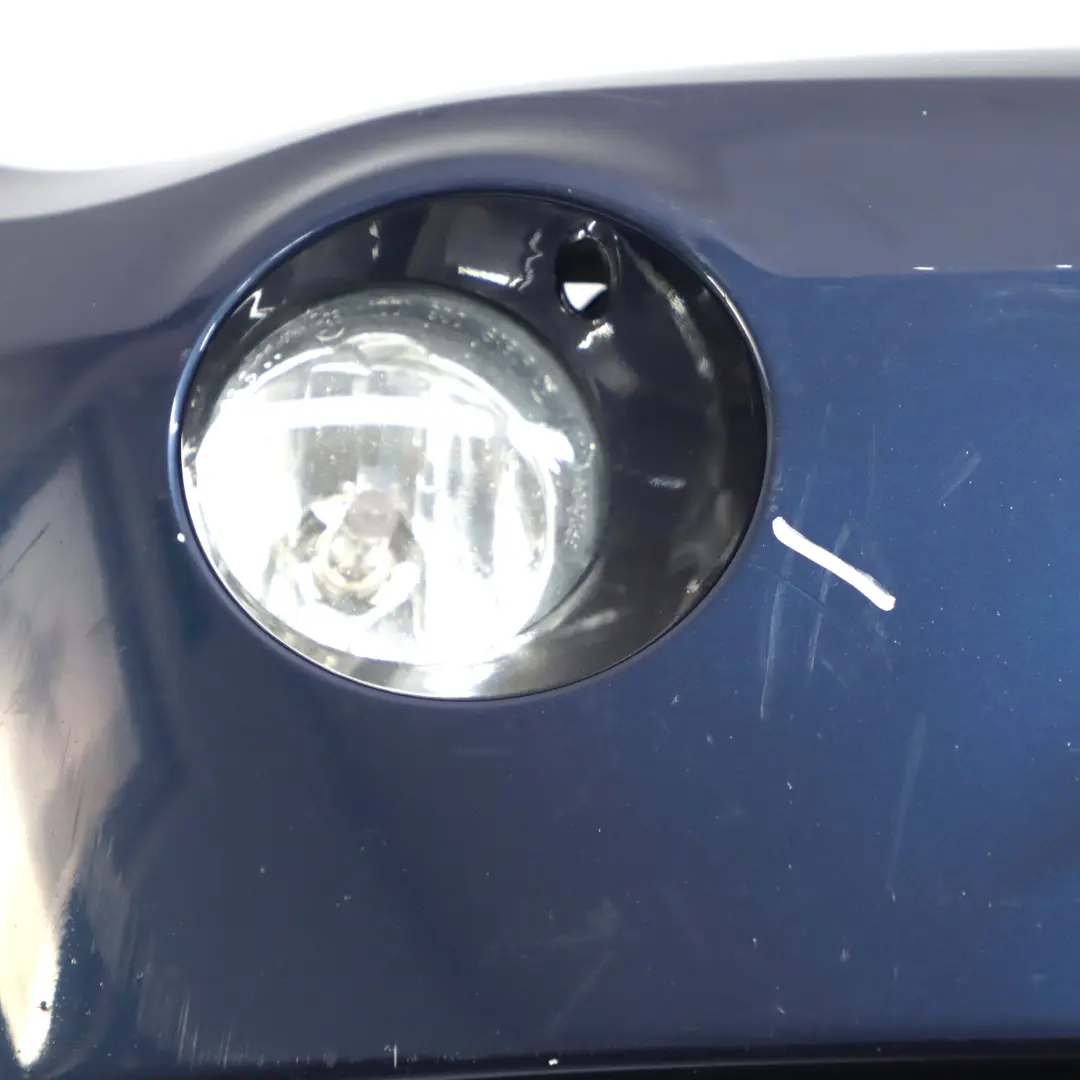 BMW X1 E84 Front Bumper Cover PDC Panel Tiefseeblau Blue Metallic - A76 - SKU 7345031-DSB - Part number 7345031