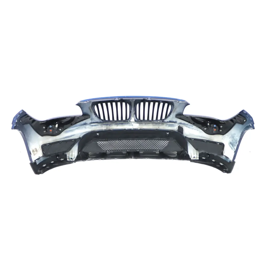 BMW X1 E84 Front Bumper Cover PDC Panel Tiefseeblau Blue Metallic - A76 - SKU 7345031-DSB - Part number 7345031