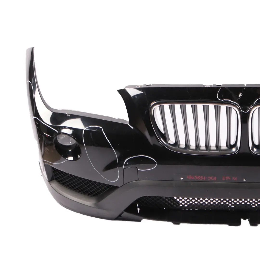 Front Bumper Cover PDC Panel Schwarz 2 Black - 668 to BMW X1 E84 with Part number 7345031 BMW X1 E84 Front Bumper Cover PDC Panel Schwarz 2 Black - 668 - SKU 7345031-SCH - Part number 7345031