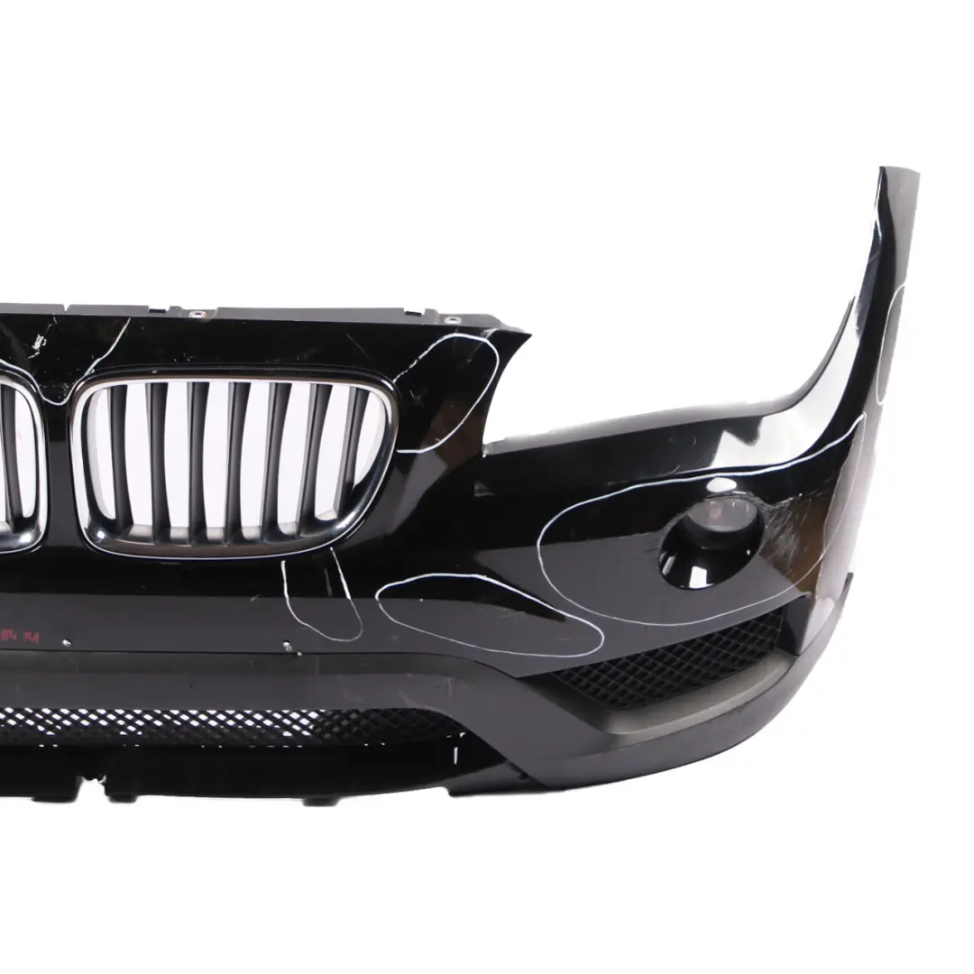 BMW X1 E84 Front Bumper Cover PDC Panel Schwarz 2 Black - 668 - SKU 7345031-SCH - Part number 7345031
