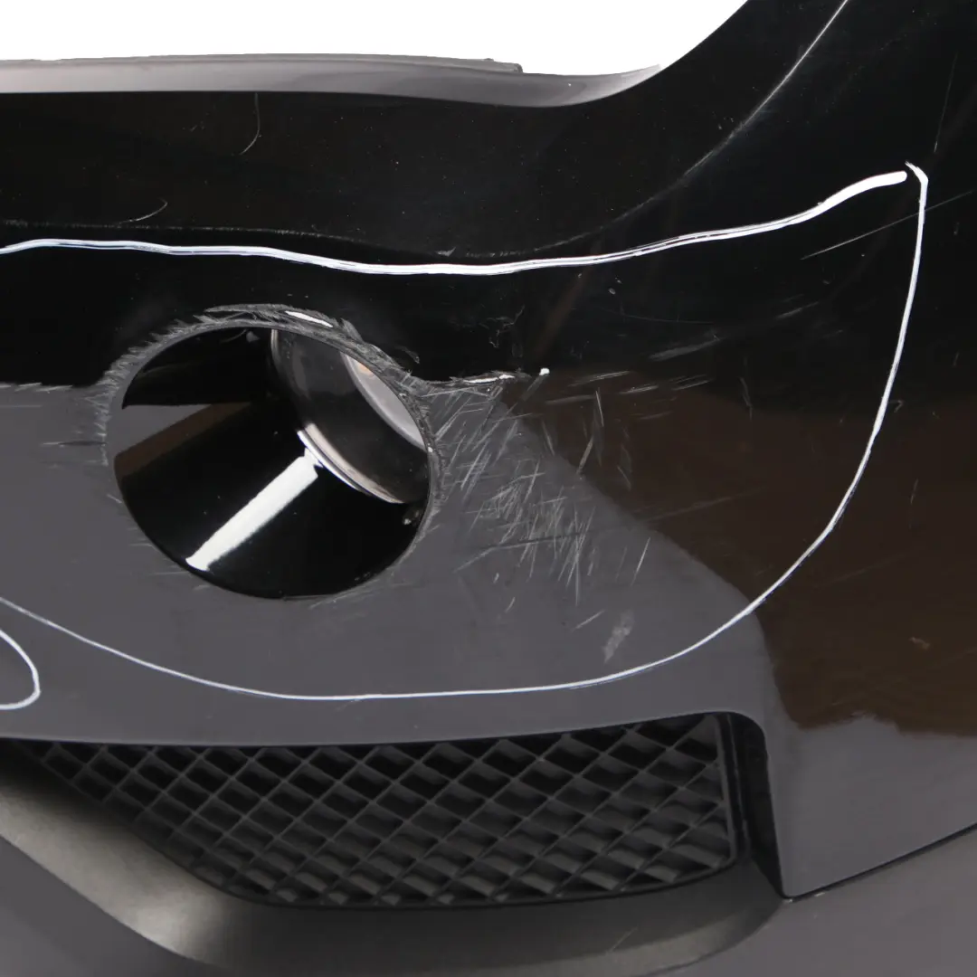 BMW X1 E84 Front Bumper Cover PDC Panel Schwarz 2 Black - 668 - SKU 7345031-SCH - Part number 7345031