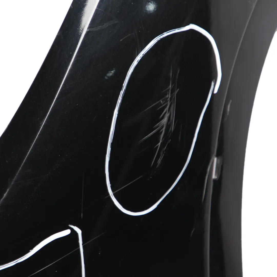 BMW X1 E84 Front Bumper Cover PDC Panel Schwarz 2 Black - 668 - SKU 7345031-SCH - Part number 7345031