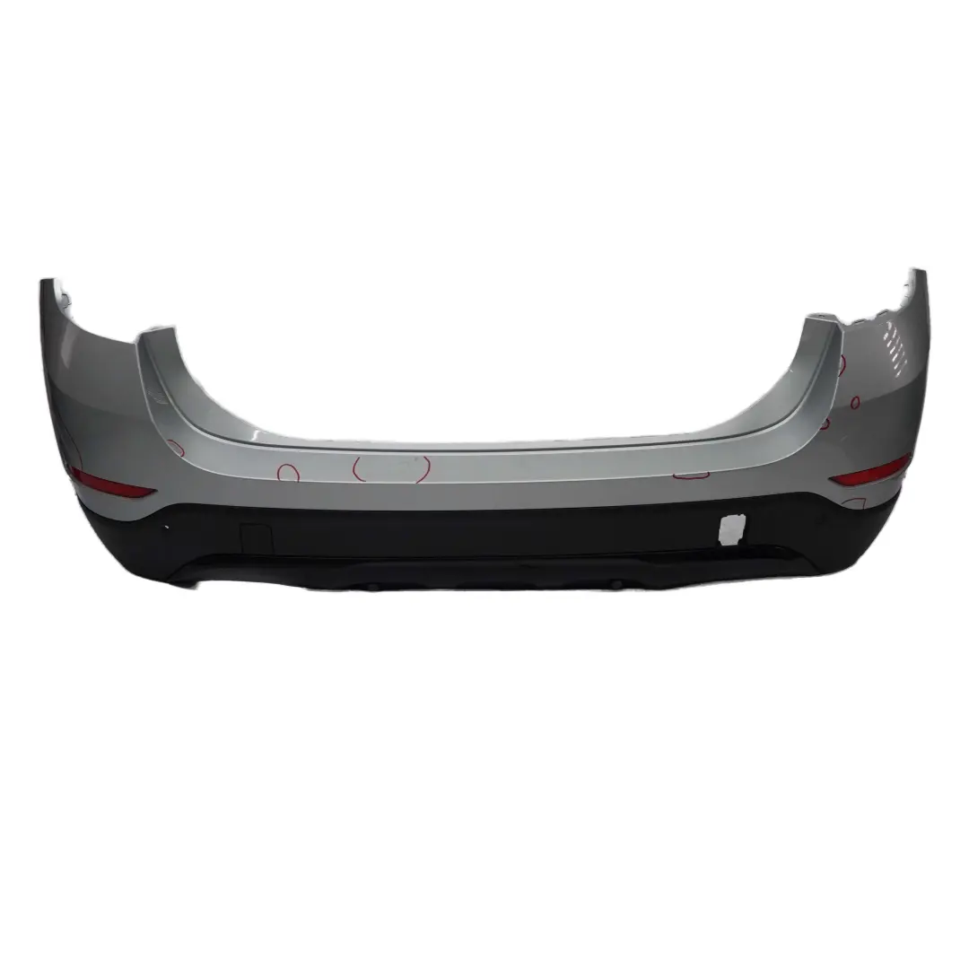 Complete Rear Bumper Trim Panel PDC S Line Glacier Silber - A83 to BMW X1 E84 with Part number 7345036 BMW X1 E84 Complete Rear Bumper Trim Panel PDC S Line Glacier Silber - A83 - SKU 7345036-GSB - Part number 7345036