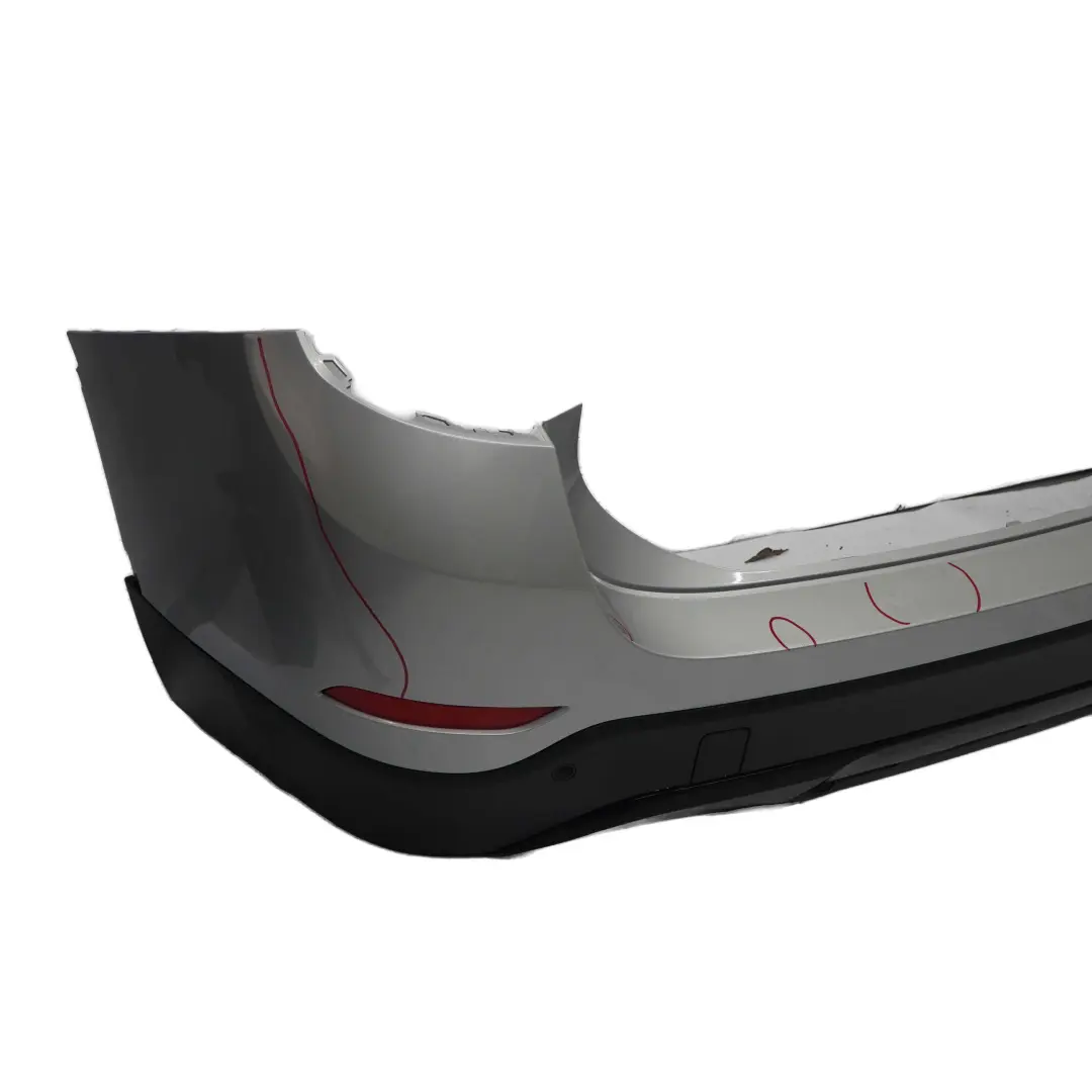 Complete Rear Bumper Trim Panel PDC S Line Glacier Silber - A83 to BMW X1 E84 with Part number 7345036 BMW X1 E84 Complete Rear Bumper Trim Panel PDC S Line Glacier Silber - A83 - SKU 7345036-GSB - Part number 7345036