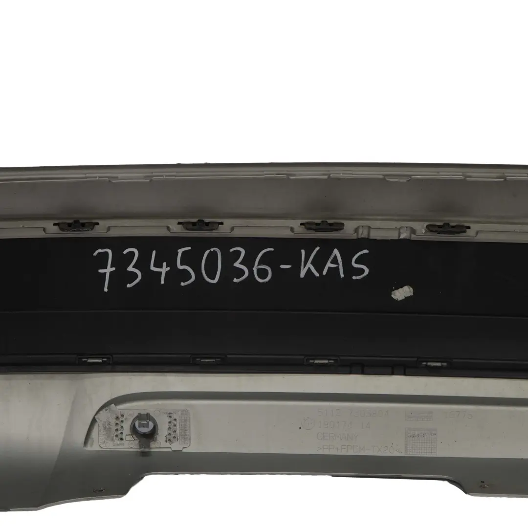  Bumper Rear BMW X1 E84 Trim Panel PDC S Line Cashmere Silver - A72 - SKU 7345036-KAS - Part number 7345036