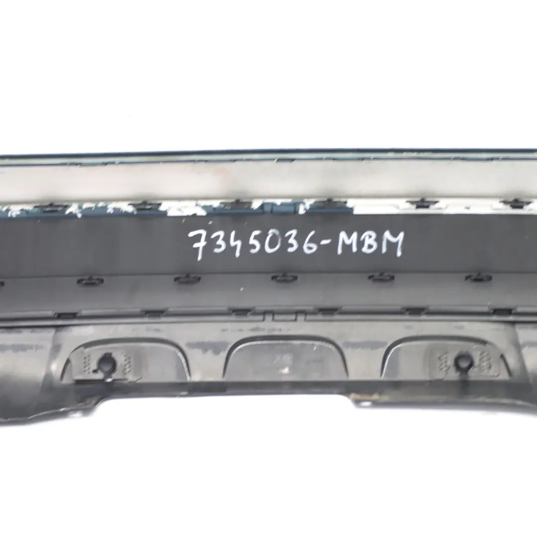 Bumper Rear BMW X1 E84 Trim Panel PDC S Line Midnight Blue Metallic - B38 to with Part number 7345036 Bumper Rear BMW X1 E84 Trim Panel PDC S Line Midnight Blue Metallic - B38 - SKU 7345036-MBM - Part number 7345036