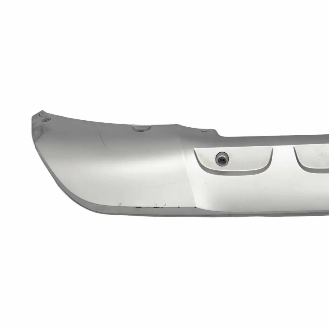 BMW X1 E84 Parachoques Difusor X-Line Trasero Inferior Panel Central Plata - SKU 7345041 - Número de pieza 7345041