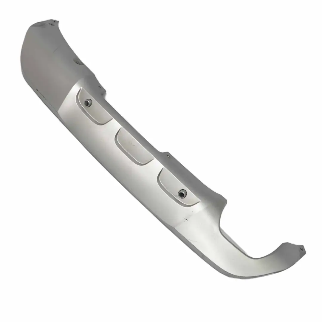 BMW X1 E84 Parachoques Difusor X-Line Trasero Inferior Panel Central Plata - SKU 7345041 - Número de pieza 7345041