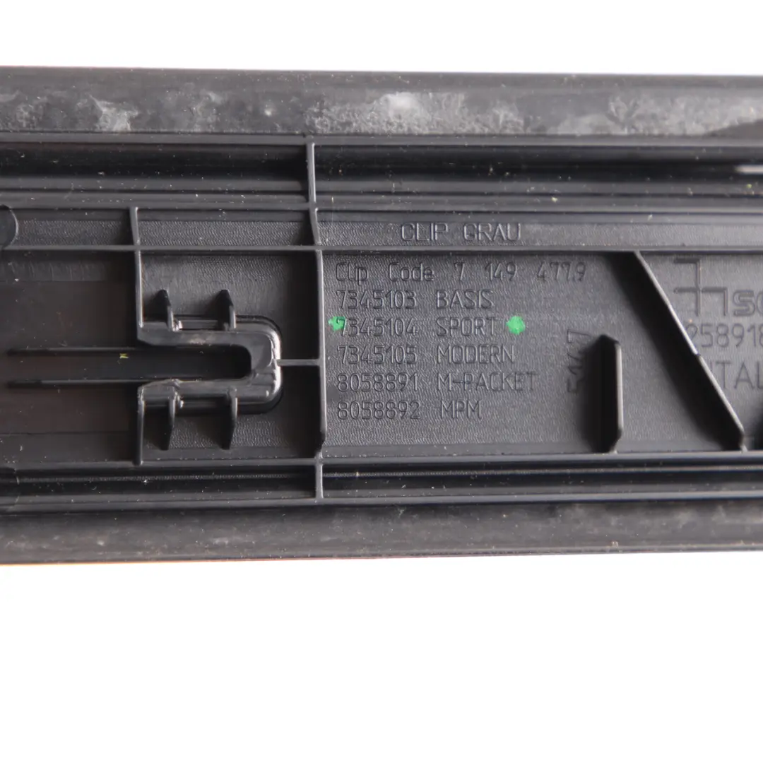 Strip Sill Step Plate Entrance Cover Set Left Right N/O/S to BMW F23 Sport with Part number 7345104 BMW F23 Sport Strip Sill Step Plate Entrance Cover Set Left Right N/O/S - SKU 7345104 - Part number 7345104