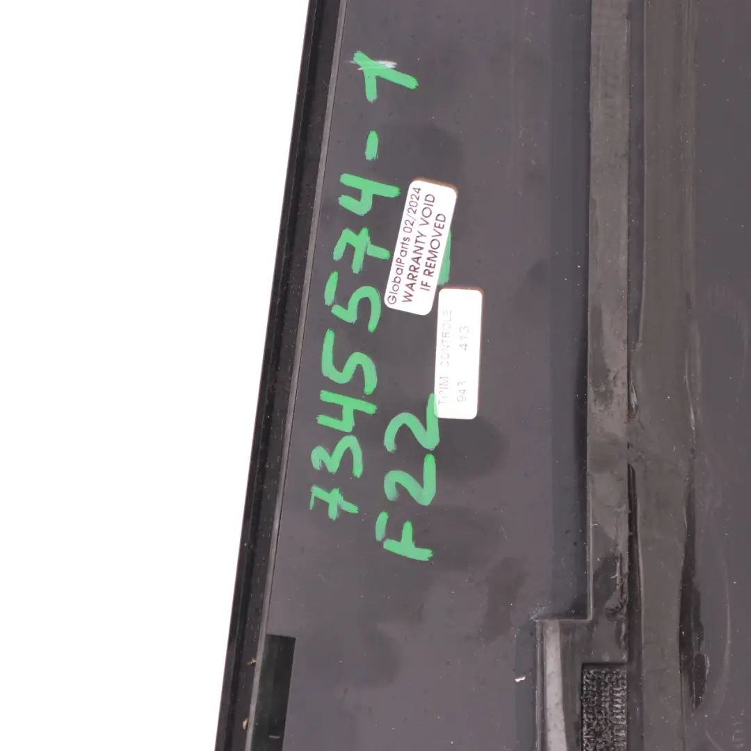 Szyba Boczna Drzwi Tylna Prawa Tył Prawy do BMW F22 o numerze 7345574 BMW F22 Szyba Boczna Drzwi Tylna Prawa Tył Prawy - SKU 7345574-1 - Numer Części 7345574