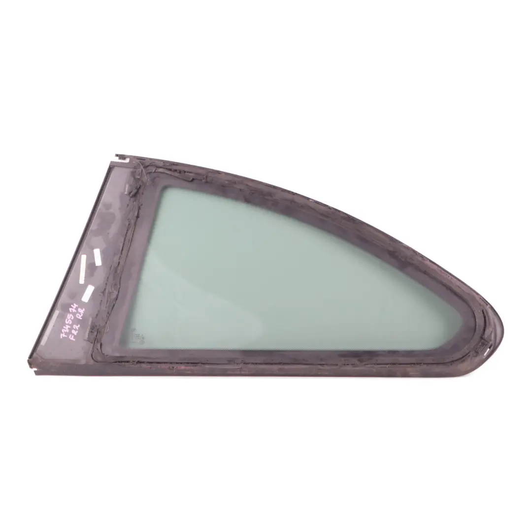 Cristal Coupe Trasero Derecho Lado Cuarto Tintado AS3 para BMW F22 con número de pieza 7345574 BMW F22 Cristal Coupe Trasero Derecho Lado Cuarto Tintado AS3 - SKU 7345574 - Número de pieza 7345574