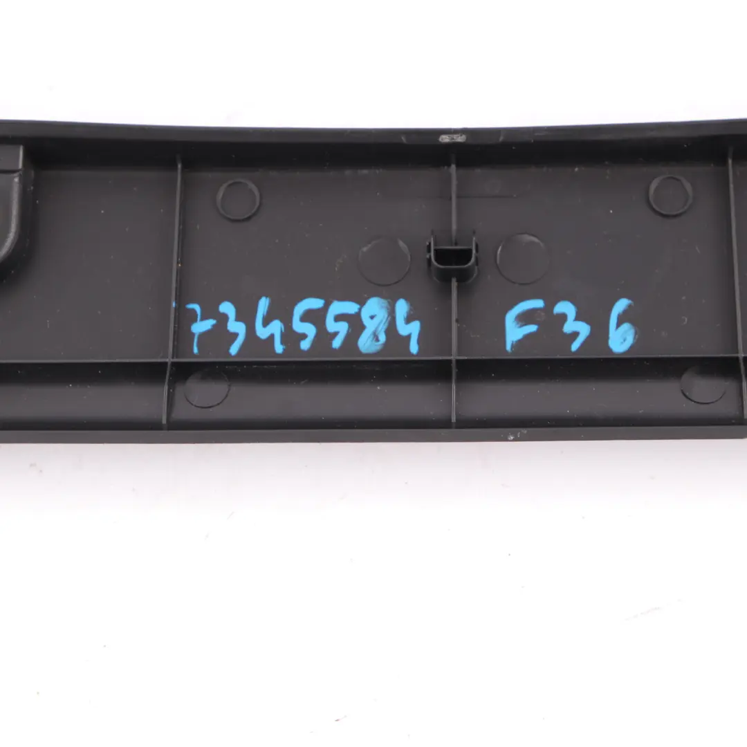 Tapa maletero Panel Superior Techo Embellecedor Negro 7314638 para BMW F36 Gran Coupe con número de pieza 7345584 BMW F36 Gran Coupe Tapa maletero Panel Superior Techo Embellecedor Negro 7314638 - SKU 7345584 - Número de pieza 7345584