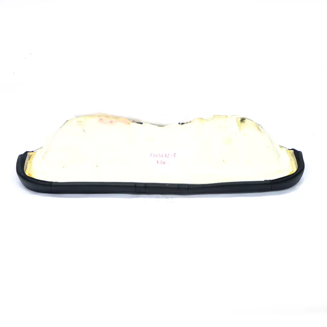 BMW F36 Asiento Banco Trasero Sofá Funda de cuero Dakota Negro - SKU 7345612-1 - Número de pieza 7345612