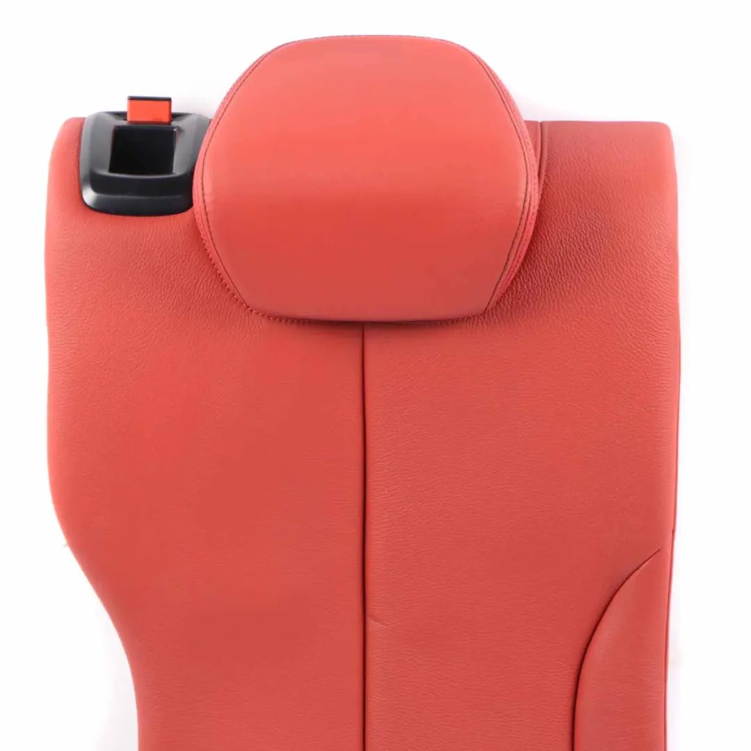 Respaldo Trasero Derecho Tapizado En Cuero Rojo Coral Dakota para BMW F36 con número de pieza 7345783 BMW F36 Respaldo Trasero Derecho Tapizado En Cuero Rojo Coral Dakota - SKU 7345783 - Número de pieza 7345783
