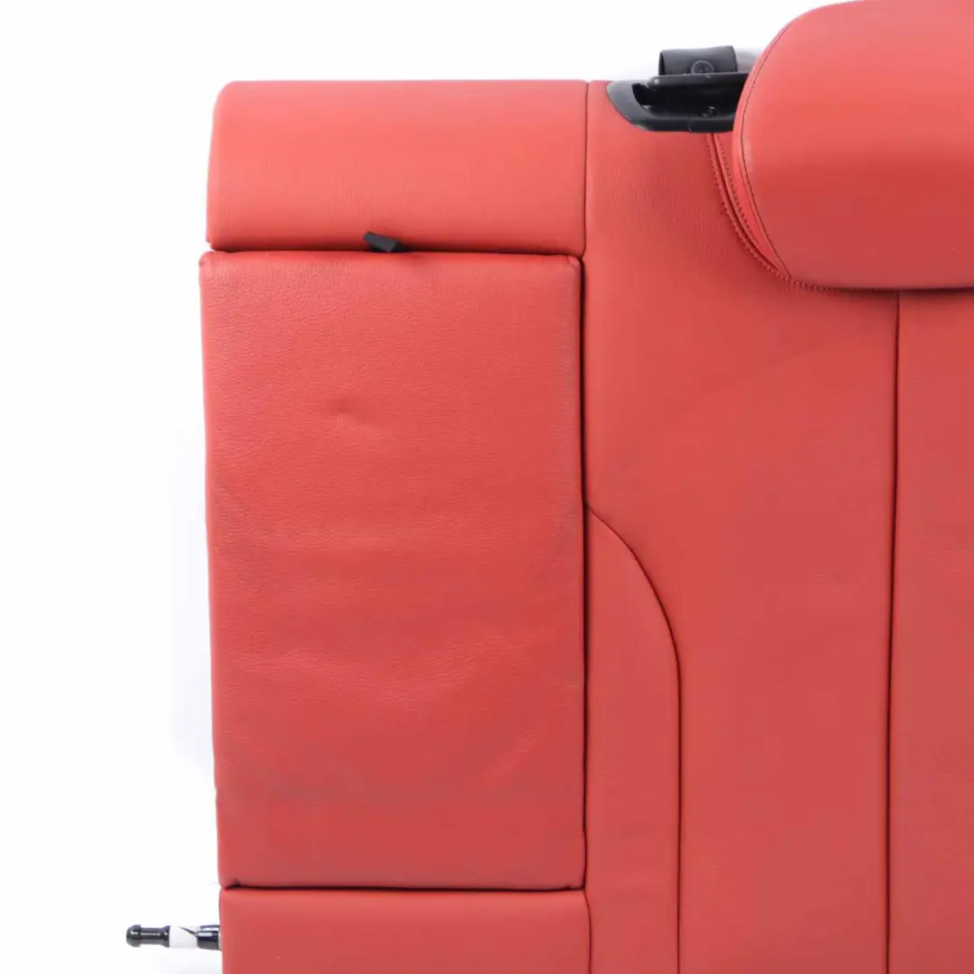 Backrest Covering Left N/S Coral Red Leather Dakota to BMW F36 Rear Seat with Part number 7345822 BMW F36 Rear Seat Backrest Covering Left N/S Coral Red Leather Dakota - SKU 7345822 - Part number 7345822