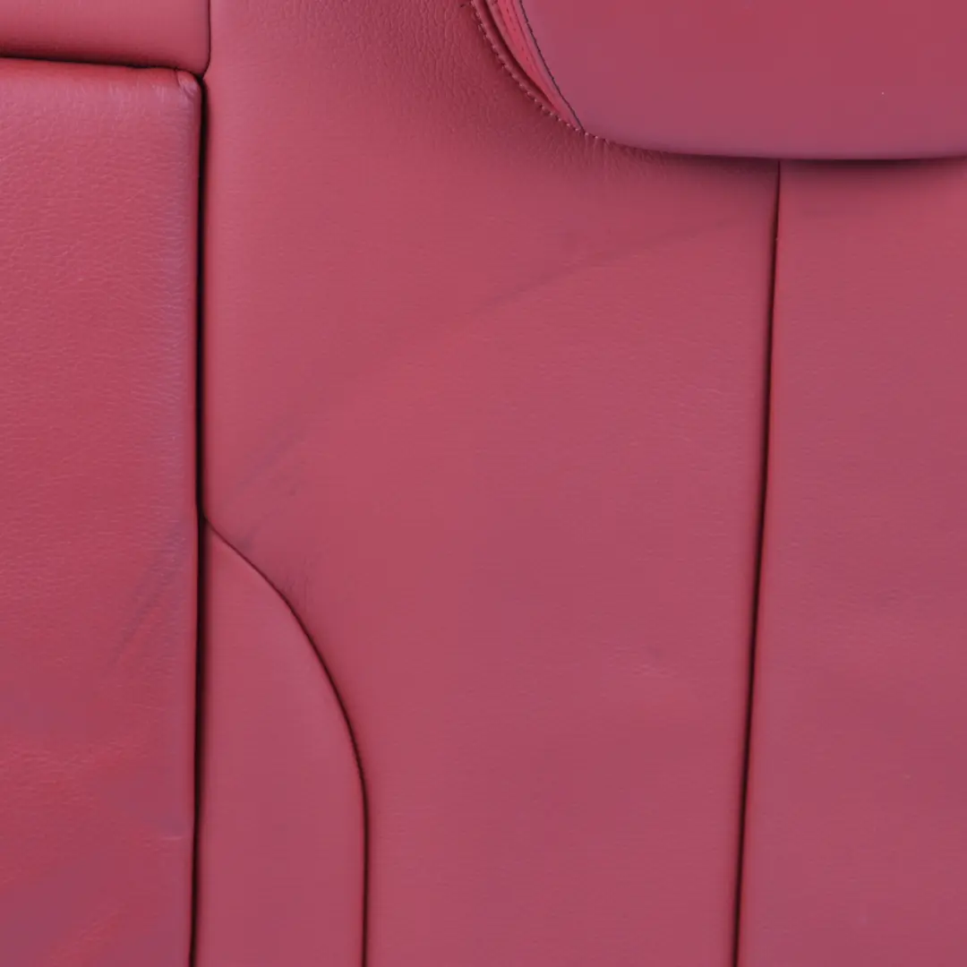 BMW F36 Rear Seat Backrest Covering Left N/S Coral Red Leather Dakota - SKU 7345822 - Part number 7345822