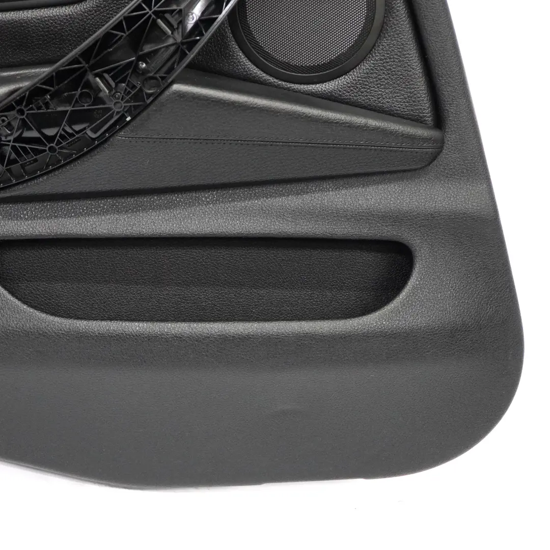 BMW F36 Rivestimento della scheda porta posteriore sinistra pelle nero striscia - SKU 7346339-1 - Numero di parte 7346339