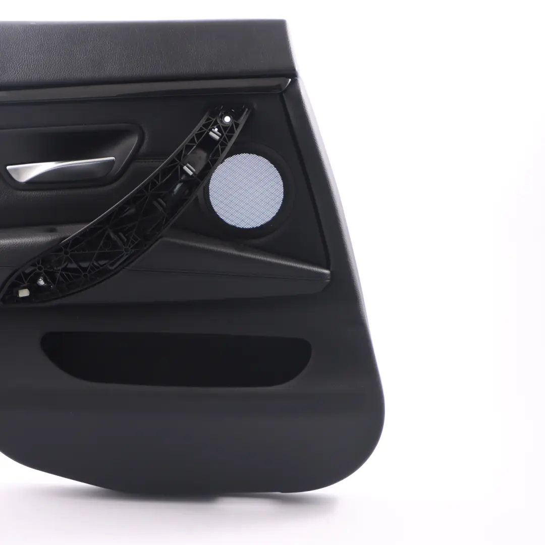 Door Card Trim Rear Left N/S Panelling Lining Leather Black Strip to BMW F36 with Part number 7346339 BMW F36 Door Card Trim Rear Left N/S Panelling Lining Leather Black Strip - SKU 7346339-2 - Part number 7346339