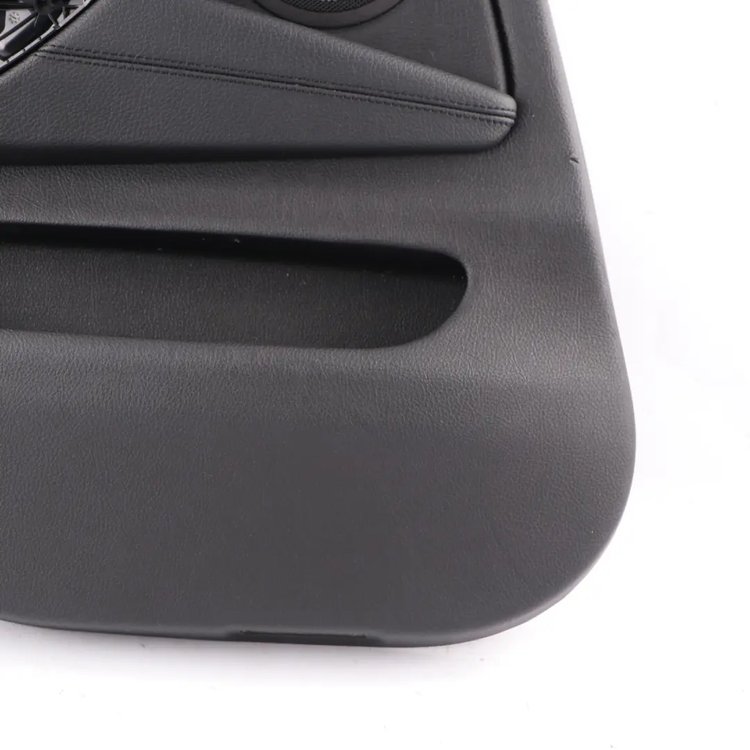 BMW F36 Door Card Trim Rear Left N/S Panelling Lining Leather Black Chrome Strip - SKU 7346339-3 - Part number 7346339