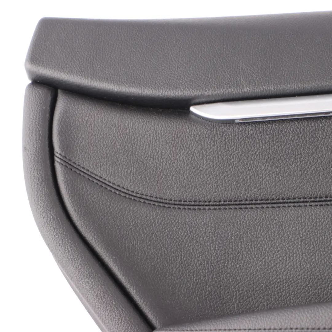 BMW F36 Door Card Trim Rear Left N/S Panelling Lining Leather Black Chrome Strip - SKU 7346339-3 - Part number 7346339