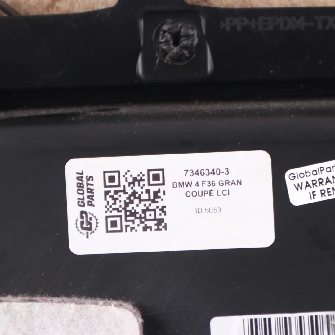 BMW F36 Door Card Trim Rear Right O/S Panelling Lining Leather Black Chrome - SKU 7346340-3 - Part number 7346340