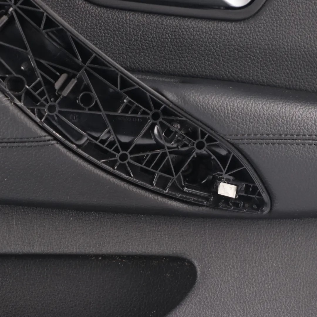 BMW F36 Door Card Trim Rear Right O/S Panelling Lining Leather Black Chrome - SKU 7346340-3 - Part number 7346340