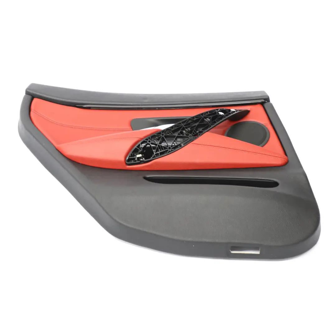 BMW F36 Carte de Porte Arrière Gauche Garniture Panneau Cuir Rouge - SKU 7346347-1 - Numéro de pièce 7346347